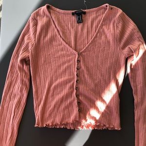Forever 21 cropped long sleeve